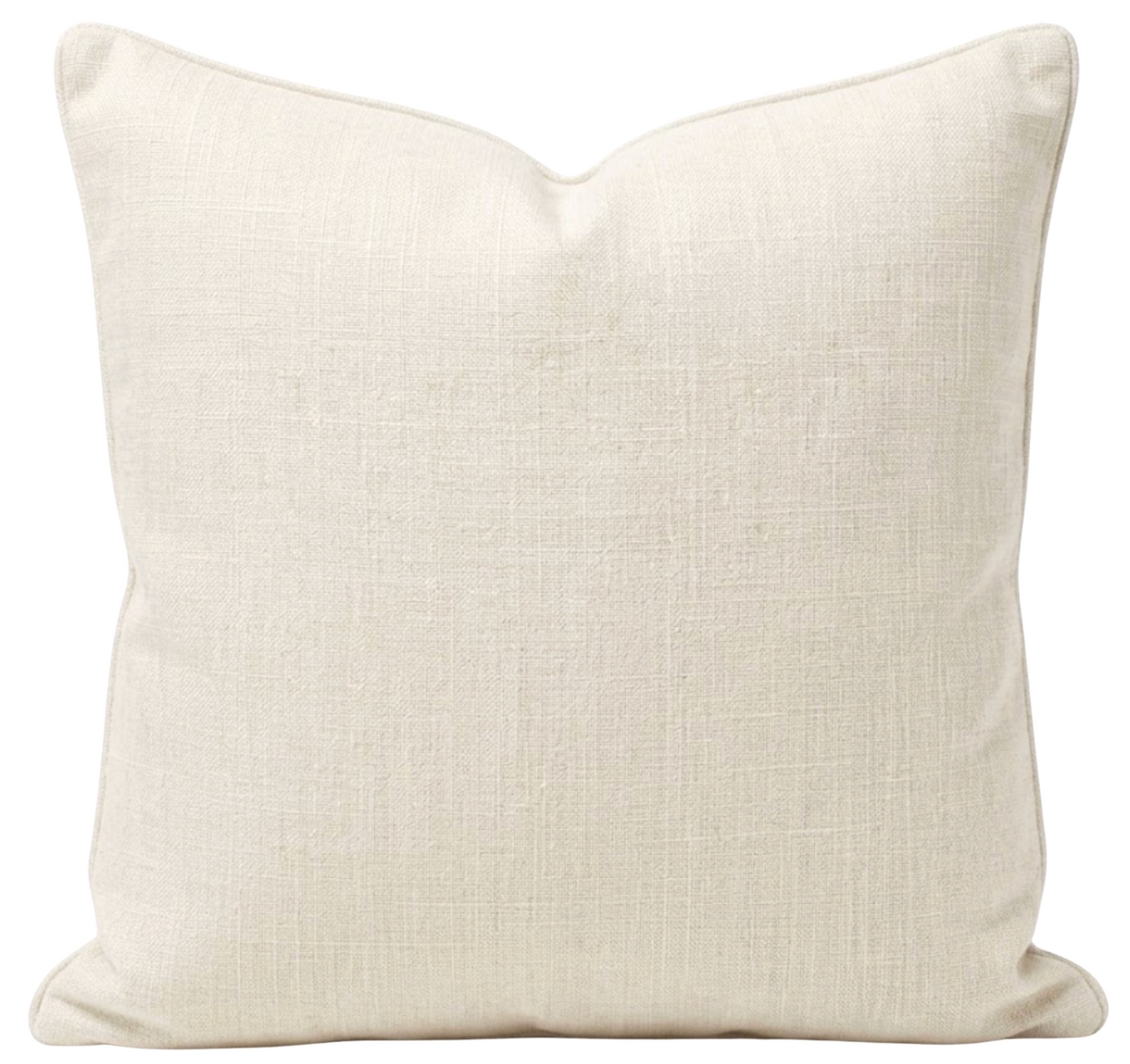 Gridded Woven Pillow Cover in Blue