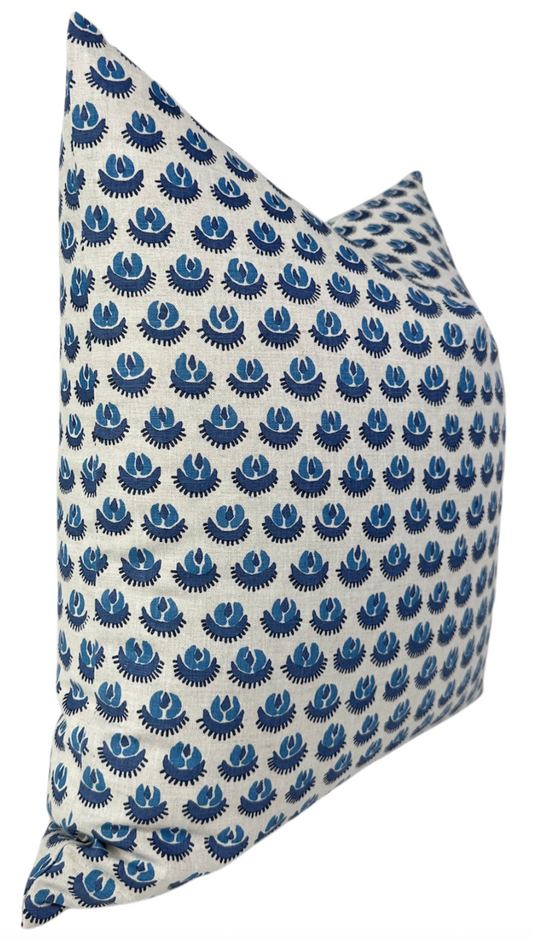 Cadiz Pillow Cover in Blue, Walter G Textiles