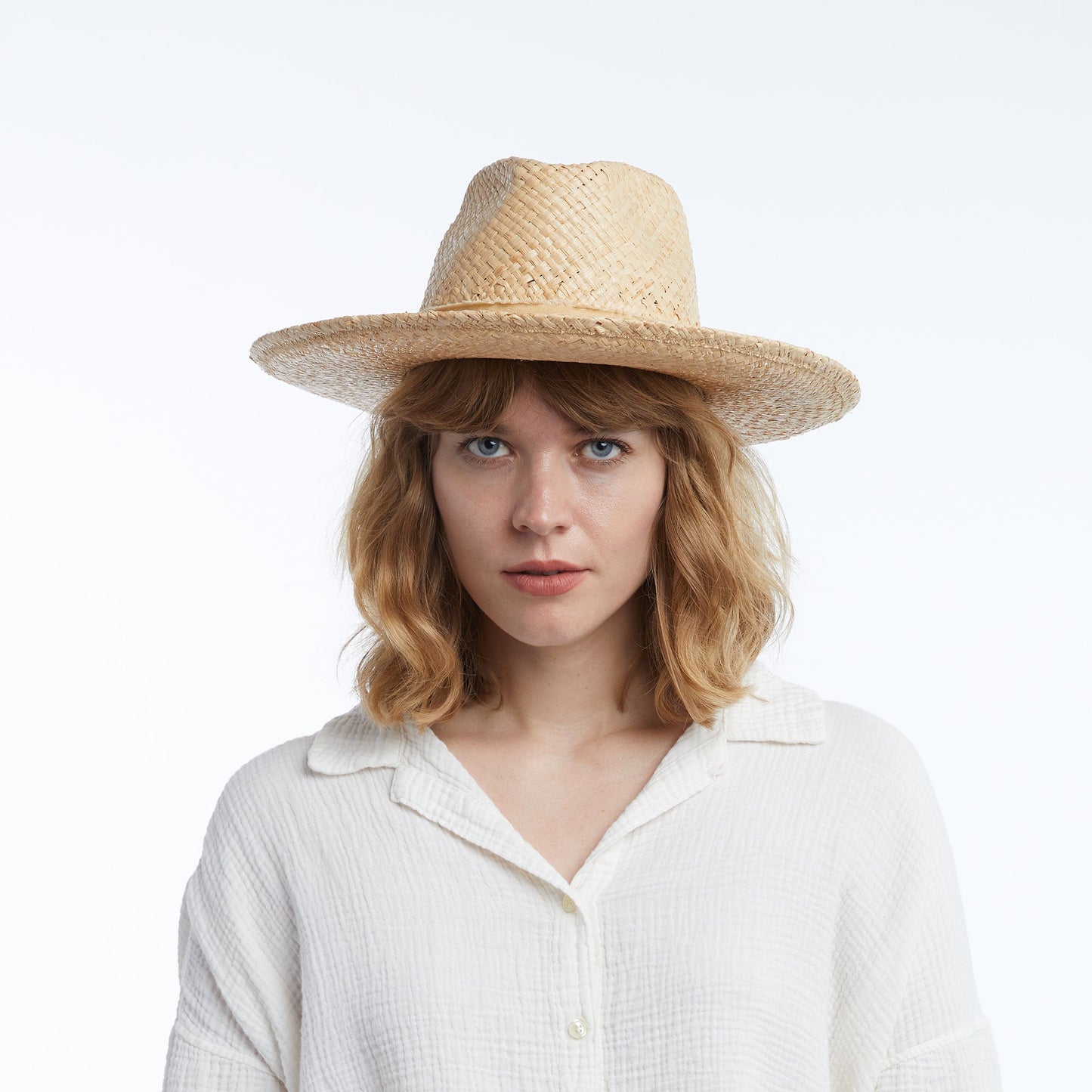 Pietra Raffia Fedora in Natural