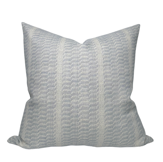 Pilar Pillow Cover in Bluebell, Susan Connor Textiles